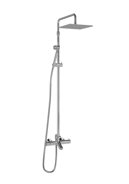 Rainshower rett badekar SKAGE II krom 