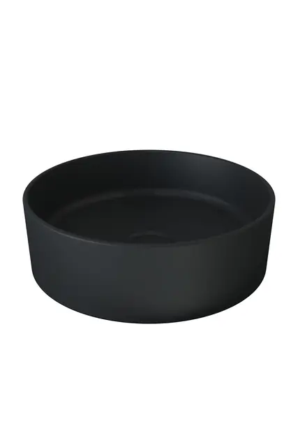 Bolleservant SIRI Ø350x110mm porselen sort matt 