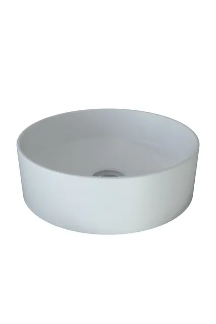 Bolleservant SIRI Ø350x110mm porselen hvit matt 