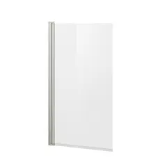 Badekarsvegg LIAM 80 80x150cm sølv/klar