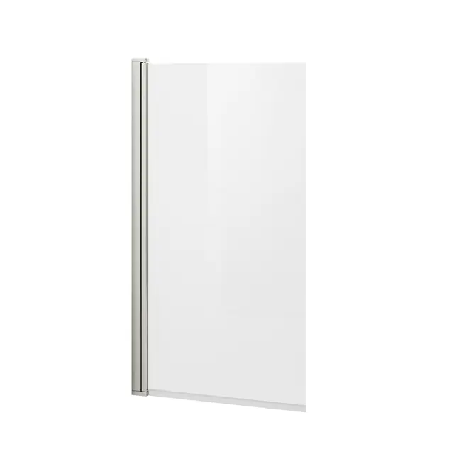 Badekarsvegg LIAM 80 80x150cm sølv/klar 