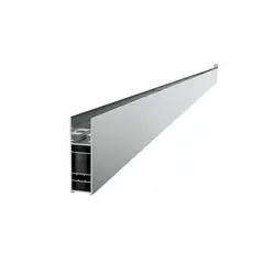 Utfellingsprofil glassfelt LIAM +25mm 193cm sølv