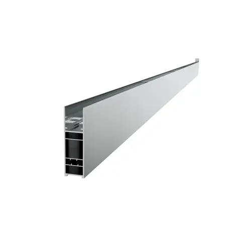 Utfellingsprofil glassfelt LIAM +25mm 193cm sølv