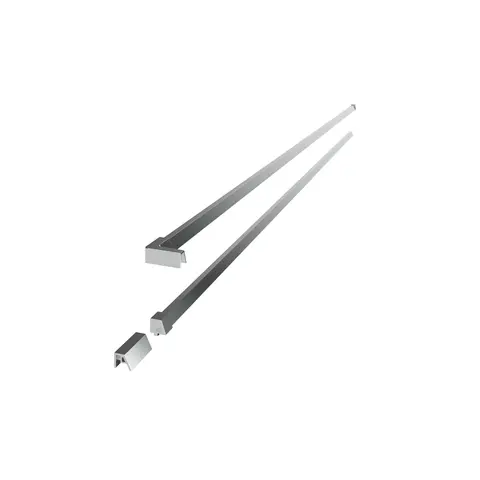 Oversvømmelsesvern dusjhjørne LIAM 100x100cm rett sølv