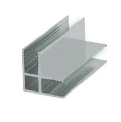 Hjørneprofil glassfelt LIAM 90° 192,7cm 6mm sølv