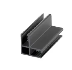 Hjørneprofil glassfelt LIAM 90° 192,7cm 6mm sort matt