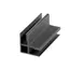 Hjørneprofil glassfelt LIAM 90° 192,7cm 6mm sort matt