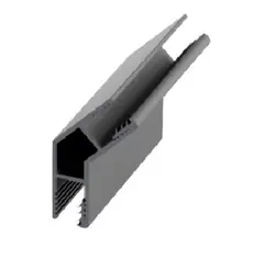 Hjørneprofil glassfelt LIAM 135° 192,7cm 6mm sort matt