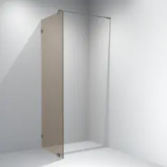 Glassfelt EMIL 90 90x200cm bronse glass børstet grå