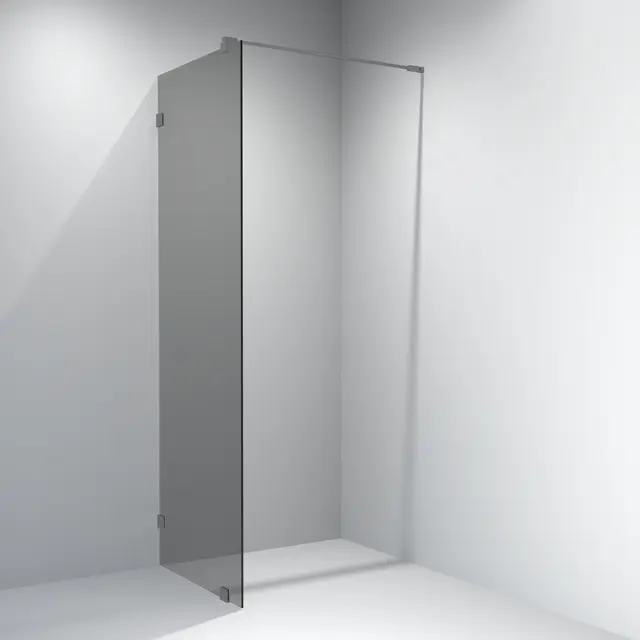 Glassfelt EMIL 90 90x200cm sotet glass børstet grå 