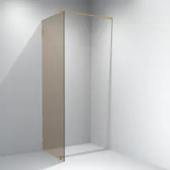 Glassfelt EMIL 90 90x200 cm bronse glass børstet messing