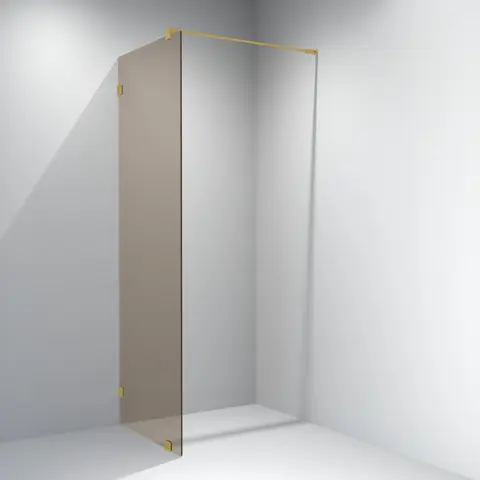 Glassfelt EMIL 90 90x200 cm bronse glass børstet messing