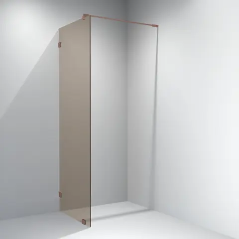 Glassfelt EMIL 100 100x200 cm bronse glass børstet rosègull