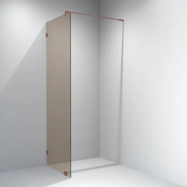 Glassfelt EMIL 100 100x200 cm bronse glass børstet rosègull 