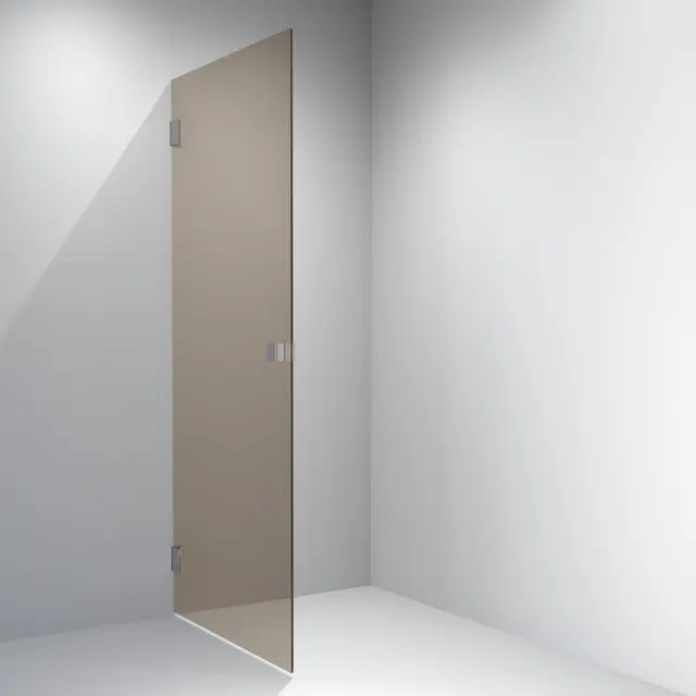Dusjhjørne rett EMIL 90x100 90x100x200cm bronse glass, krom 