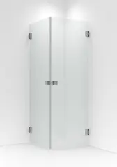 Dusjhjørne rett EMIL 100x100 100x100x200cm krom/klar