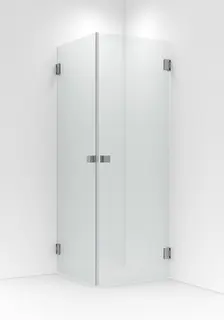 Dusjhjørne rett EMIL 100x100 100x100x200cm krom/klar