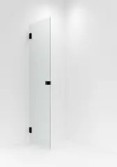 Dusjdør rett EMIL 70 70x200cm sort matt