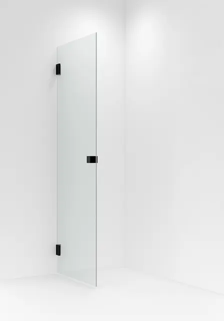 Dusjdør rett EMIL 70 70x200cm sort matt 