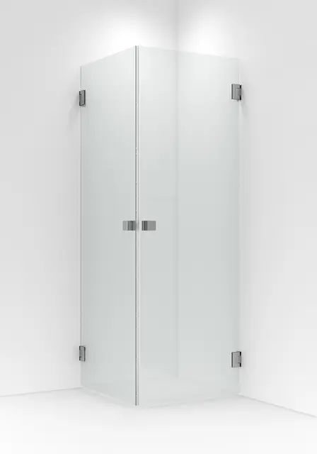 Dusjdør rett EMIL 80 80x200cm krom 