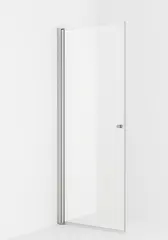 Dusjdør rett LIAM 100 100x195cm sølv/klar