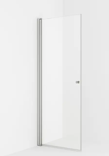 Dusjdør rett LIAM 100 100x195cm sølv/klar 
