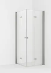 Dusjhjørne leddet LIAM 90x90 90x90x195cm sølv/klar