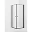 Dusjhjørne rett laminert LIAM 90x90 90x90x195cm sort matt/klar