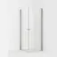 Dusjhjørne rett LIAM 90x90 90x90x195cm sølv/klar