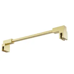 Støttestag glass-glass 6/8mm 120cm gull