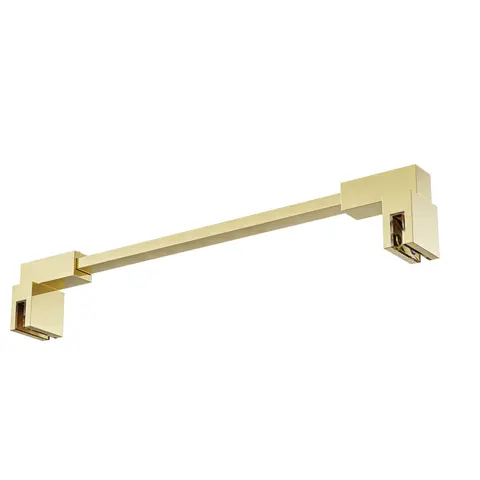 Støttestag glass-glass 6/8mm 120cm gull