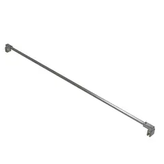 Støttestag glass-glass 6/8mm 120cm krom