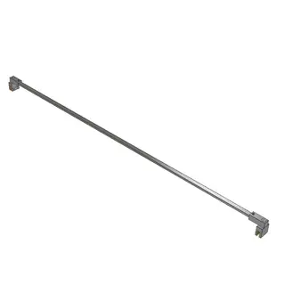 Støttestag glass-glass 6/8mm 120cm krom