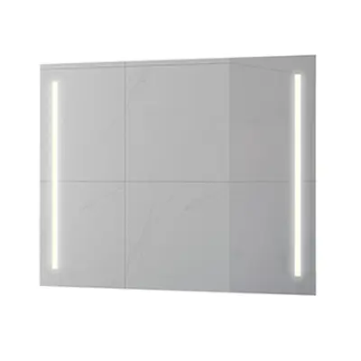 Speil EVA 100 100x75cm led-lys 