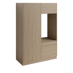 Høyskap og enkel vaskemaskinmodul FAY Skandinavisk Eik