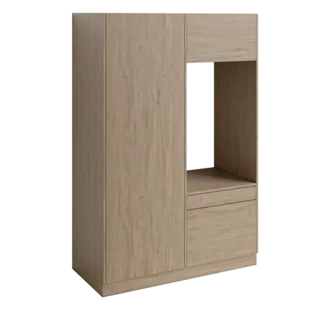 Høyskap og enkel vaskemaskinmodul FAY Skandinavisk Eik