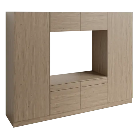 Høyskap x2 og dbl vaskemaskinmodul FAY Skandinavisk Eik