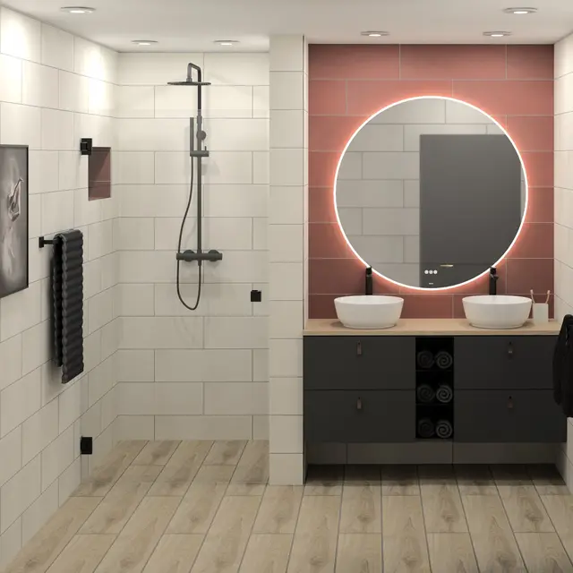 Gulv-/veggflis GREENWOOD 20x120 Miele 1,44 m2 pk (1 015,- m2) 