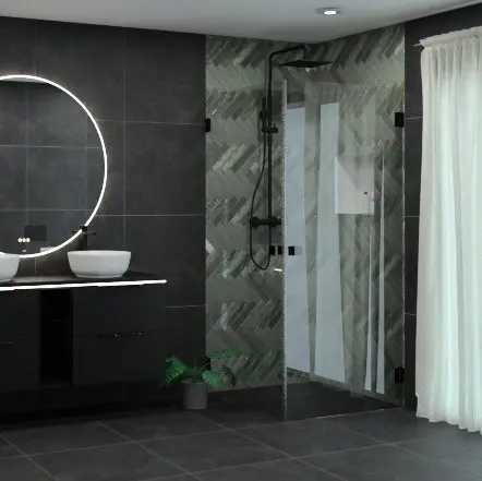 Veggflis KYUSHI 5x25 Verde matt 0,3 m2 pk (1 995,- m2) 