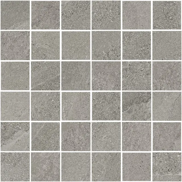 Gulv-/veggmosaikk HORIZON 5x5 Grey 1 m2 pk (2 590,- m2) 