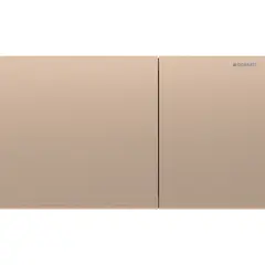 Betjeningsplate Sigma70 rett rødgull stål dobbeltskyll