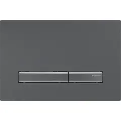 Betjeningsplate Sigma50 rett sort/sort sink dblskyll