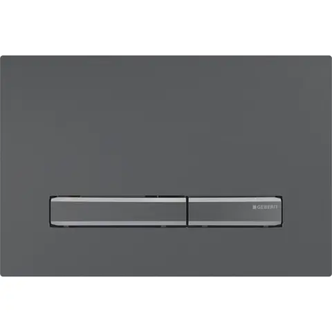 Betjeningsplate Sigma50 rett sort/sort sink dblskyll