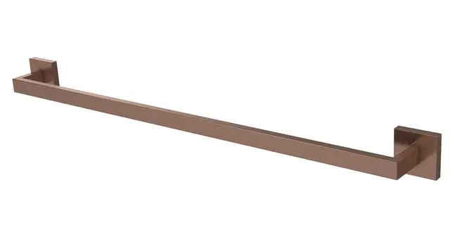 Håndklestang rett LUNA børstet rosegull (monter m/lim el.skrue) 