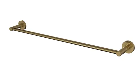 Håndklestang rund LUNA børstet messing (monter m/lim el.skrue)