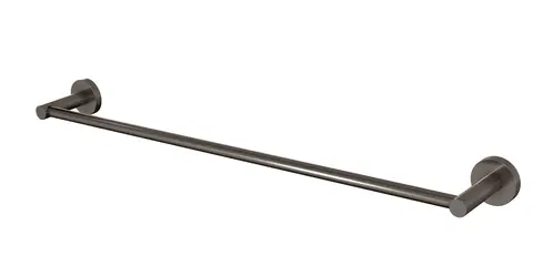 Håndklestang rund LUNA børstet grå (monter m/lim el.skrue)