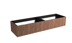 Servantskap bølge MIE DEMI 120 120x46x29cm valnøtt finer servant x2