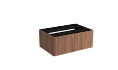 Sideskap bølge MIE DEMI 70 70x46x29cm valnøtt finer
