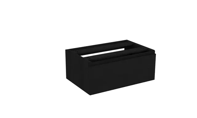 Sideskap fingergrep MIE DEMI 60 60x46x29cm sort eik 