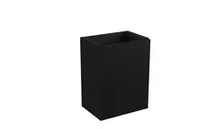 Servantskap slett MIE 40 40x28x52cm sort matt
